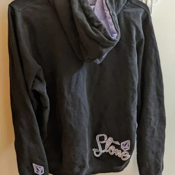 L Volcom Sweatshirt Hoodie Y2K - Picture 2 of 3